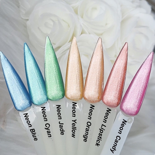 Preview: UV Gel - 3712 - Exotic Cat Eye - Neon Cyan